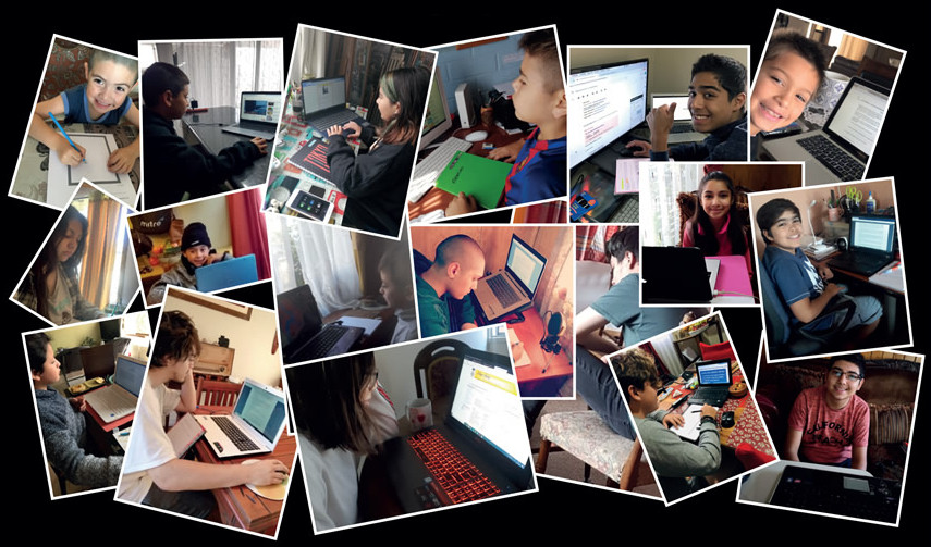 Alumnos Estudiando Online en Colegio Online LAT Internacional